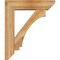 Ekena Millwork Imperial Slat Rough Sawn Bracket w/ Offset Brace, Western Red Cedar, 8"W x 32"D x 38"H BKT0806X32X38IMP06RWR - alternate 3